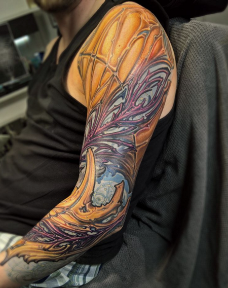 Lux Altera - Bio-Organic Sleeve Tattoo